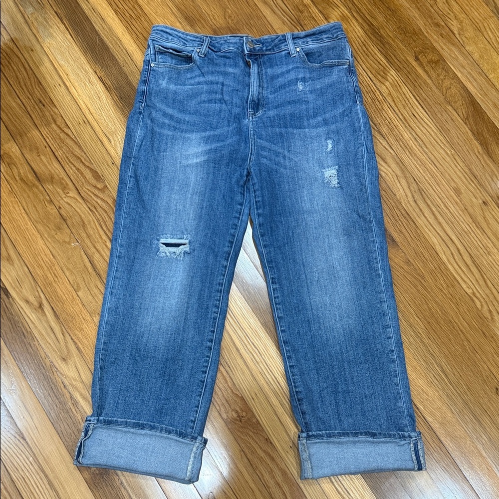 Risen Classic Blue Distressed Women Jeans